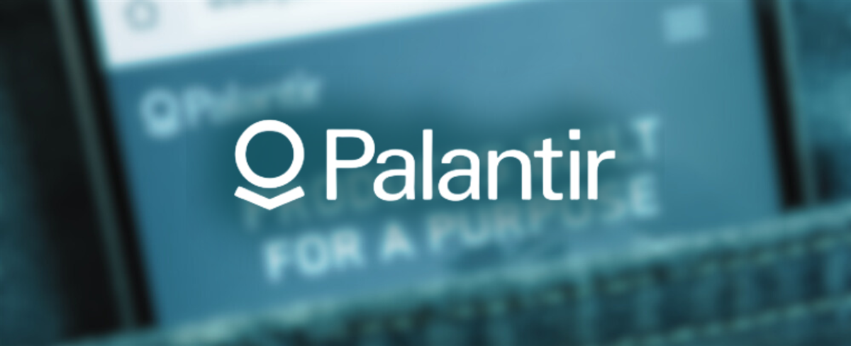 Palantir website and logo 