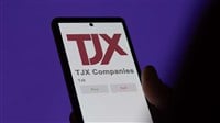 TJX companies logo smartphone