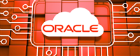 Oracle AI cloud computing concept - This image is an original composition by MarketBeat using licensed and editorial elements. Not for redistribution or reuse.